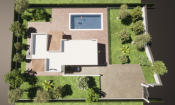 Ville con Piscina unico livello 